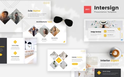 Intersign - Interior Plantillas de Presentaciones PowerPoint