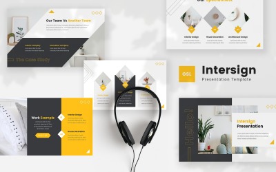Intersign - Modelo de slides do Google Interior