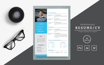 James - CV-sjabloon voor webdesigner