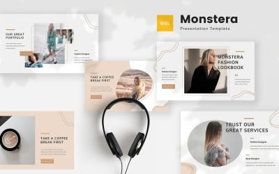 Monstera - Modello di presentazione di Google per lookbook di moda