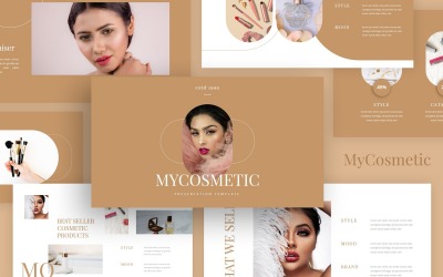 MyCosmetic - Cosmetic Sjablonen PowerPoint presentatie