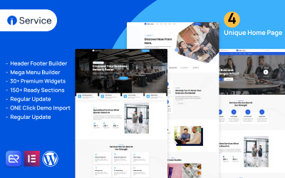 Iservice - Çözüm ve Yazılım Şirketi WordPress Teması