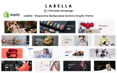 Labella - Duyarlı Çok Amaçlı Bölümler Shopify Teması