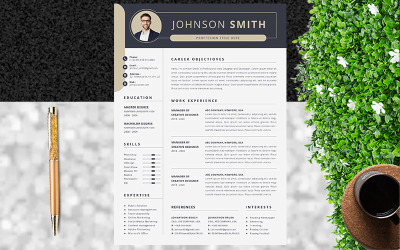 Šablona životopisu Johnsona S Smitha