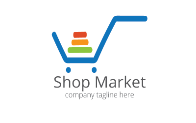 Szablon Logo rynku sklepu