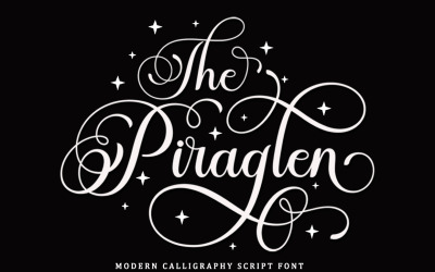 The Piraglen - Carattere calligrafico moderno