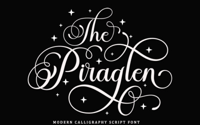 The Piraglen - Modern Calligraphy Font