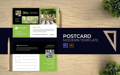 Interior Business Postcard