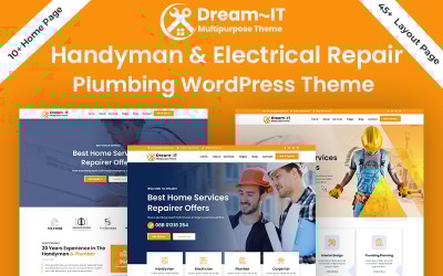 DreamIT Klusjesman Elektricien & sanitair reparatie WordPress-thema