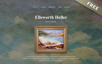Ellsworth Heller - modelo gratuito de galeria de museus