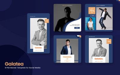 Galatea - PSD Banner Template for Social Media
