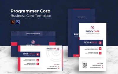 Programmer Corp Business Card