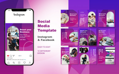 Social Media Template Boost your Business Part 1