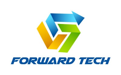 Framåt Tech-logotypmall
