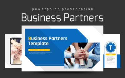 Affärspartners PowerPoint-mall