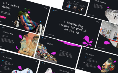 Art & Culture Gallery Powerpoint Template