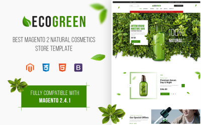 SM Ecogreen - Magento 2 Biologisch, Fruit, Groenten Magento Thema