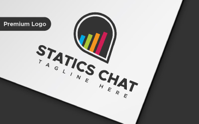 Statics Chat Logo Template