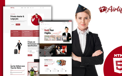 Airlify- Air Service HTML5 Website Template