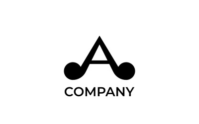 Plantilla de diseño de logotipo letra A