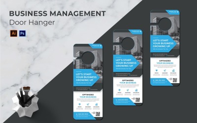 Business Management Door Hanger