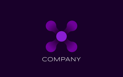 Tech - Letter X Logo Design Template