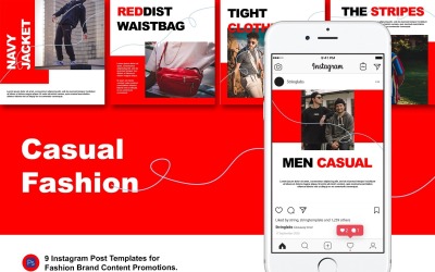 Casual Fashion Instagram Post Template