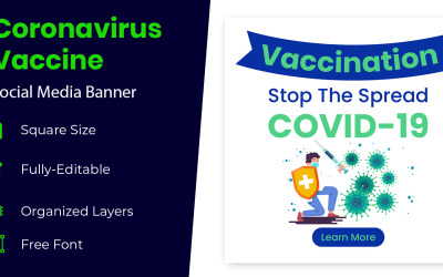 Coronavirus Protection Related Banner Design