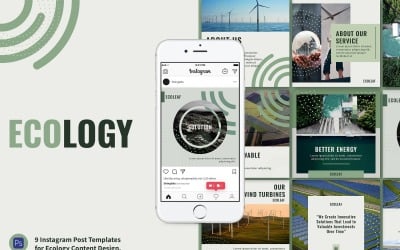 Ecology Instagram Post Template