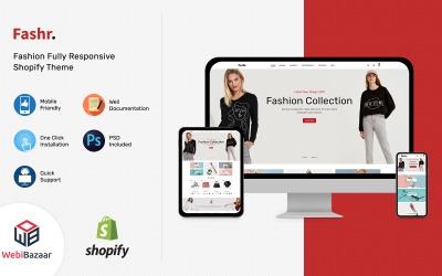 Fashr - шаблон сучасної моди Shopify