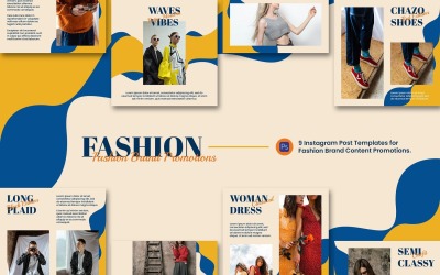 Modèle de publication Instagram de marque de mode