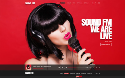 Radio-FM - Weboldal sablon