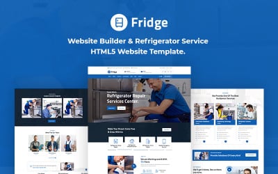 Réfrigérateur - Réfrigérateur Modèle de site Web HTML5