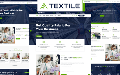 Textil - Textil Bootstrap 5 HTML-webbplatsmall