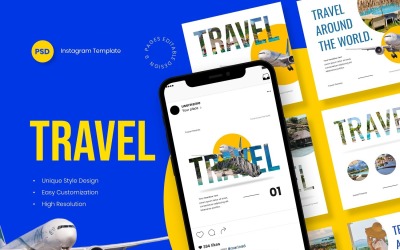 Travel Instagram Post Template