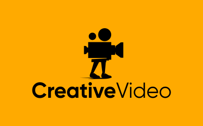 Kreatív videó logó sablon