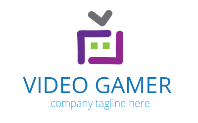 Logotypmall för videospelare