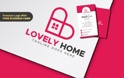 Lovely Home Logo Template