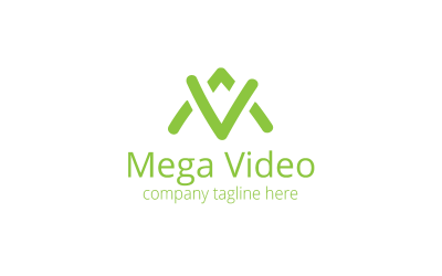 Modello Logo Mega Flusso Video
