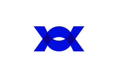 X plantilla de diseño de logotipo moderno