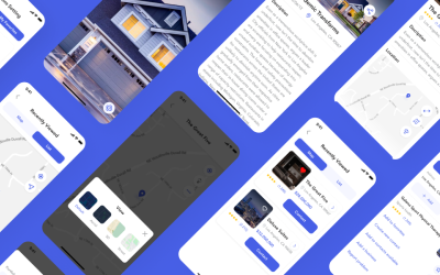 FiHome - UI-kit voor mobiele app voor onroerend goed