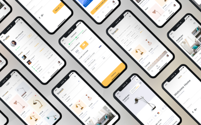 Furnite - UI KIT для мобильного приложения электронной коммерции мебели
