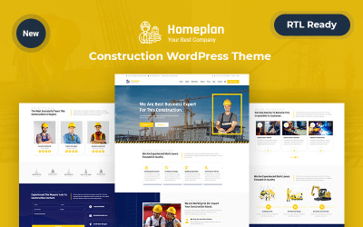 Home plan – Tema Responsive di WordPress per le costruzioni