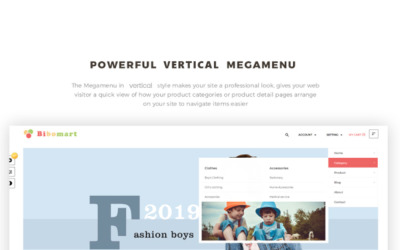 TM Bibomart - тема для немовлят та дітей PrestaShop