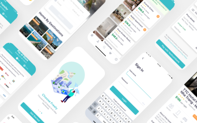 ViVu - Kit d&amp;#39;interface utilisateur de l&amp;#39;application mobile de réservation d&amp;#39;hôtel