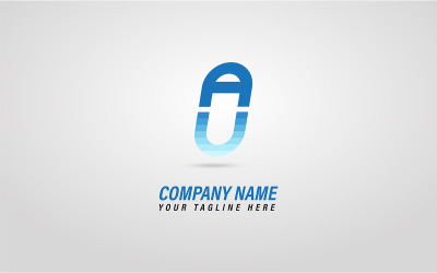 Au Logo-sjabloon - Start uw bedrijfslogo-sjabloon