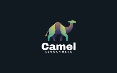Camel Gradient Colorful Logo Template