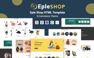 EpleShop - Modèle HTML de commerce électronique polyvalent