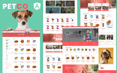 Petco | Útulek pro zvířata a obchod se zvířaty Úhlová šablona JS