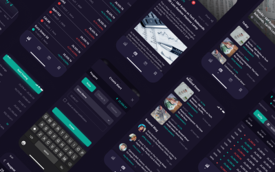 Stok - Kit d&amp;#39;interface utilisateur de l&amp;#39;application boursière